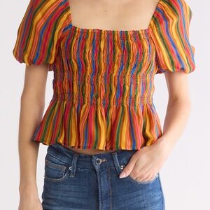 MOTHER The Hey Now stripe top shirt NWOT